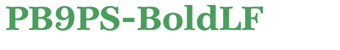 PB9PS-BoldLF