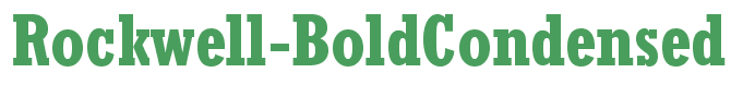Rockwell-BoldCondensed