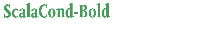 ScalaCond-Bold
