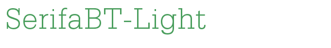 SerifaBT-Light