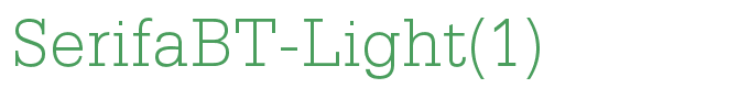 SerifaBT-Light(1)