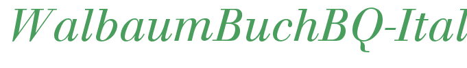 WalbaumBuchBQ-Italic
