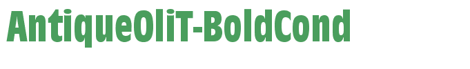 AntiqueOliT-BoldCond