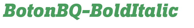 BotonBQ-BoldItalic