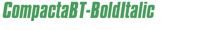 CompactaBT-BoldItalic