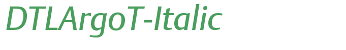 DTLArgoT-Italic