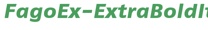 FagoEx-ExtraBoldItalic