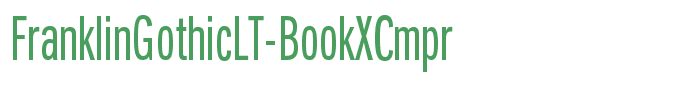 FranklinGothicLT-BookXCmpr