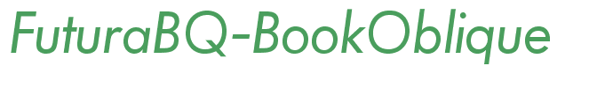 FuturaBQ-BookOblique