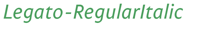 Legato-RegularItalic