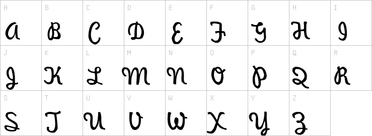 Uppercase characters