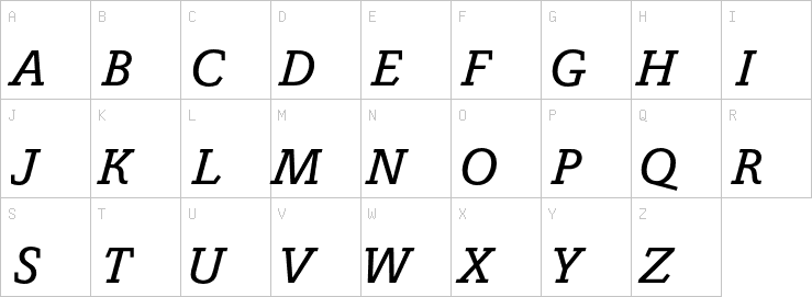 Uppercase characters