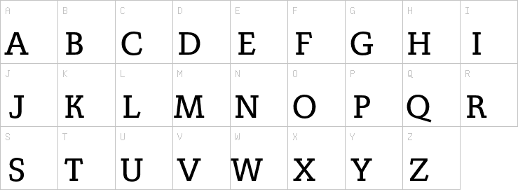 Uppercase characters