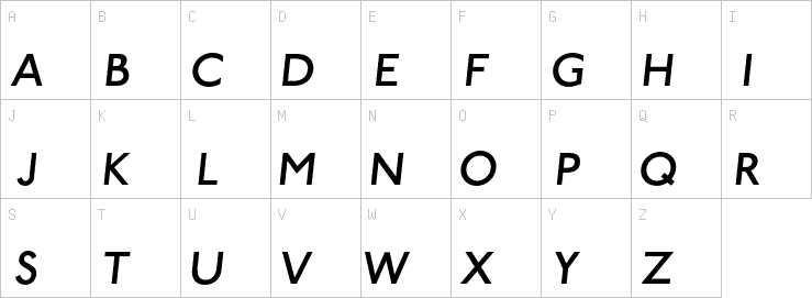 Uppercase characters