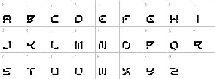 Uppercase characters