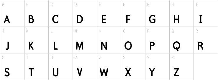 Uppercase characters
