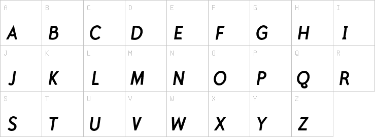 Uppercase characters