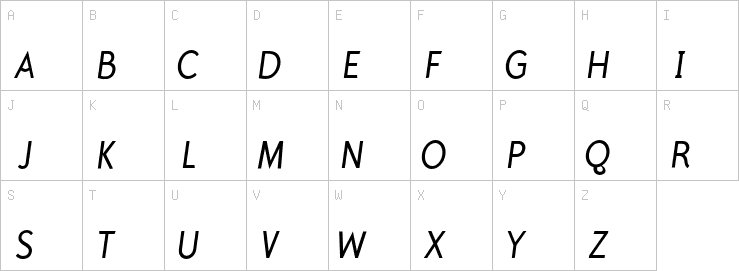 Uppercase characters