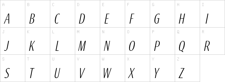 Uppercase characters