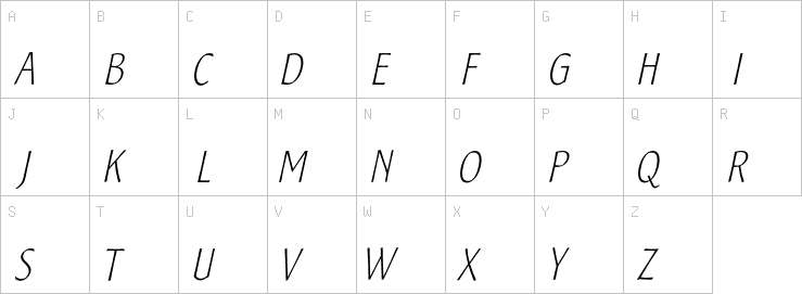 Uppercase characters