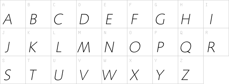 Uppercase characters