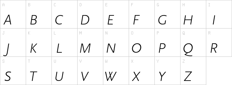 Uppercase characters