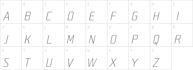Uppercase characters
