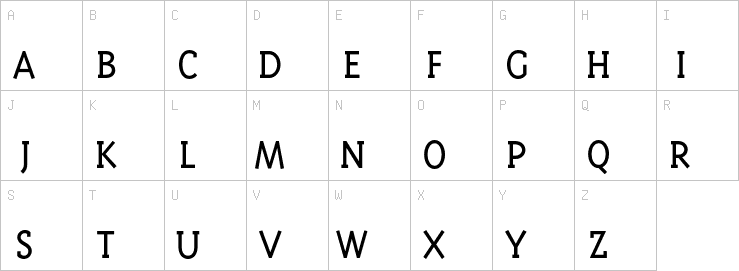 Uppercase characters