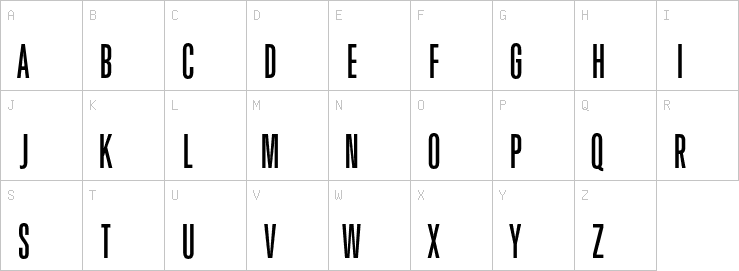Uppercase characters