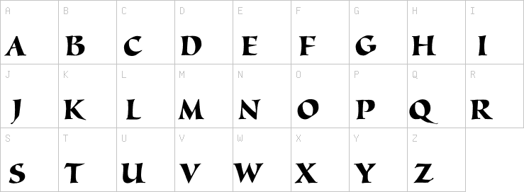 Uppercase characters