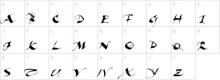 Uppercase characters