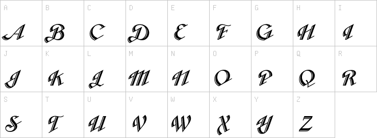 Uppercase characters