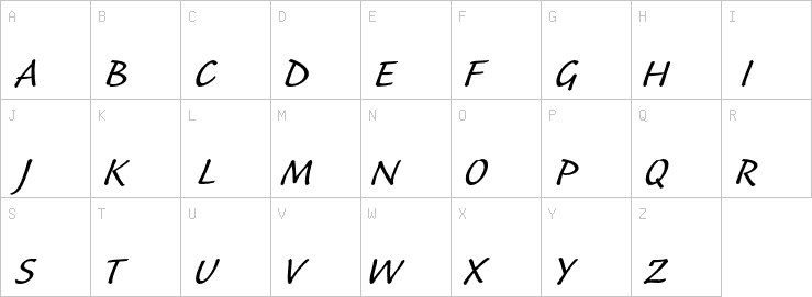 Uppercase characters