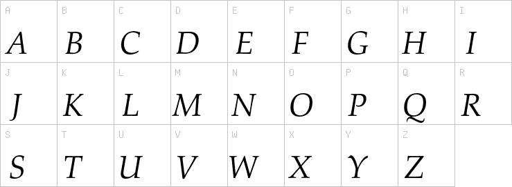 Uppercase characters