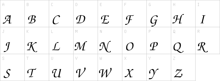 Uppercase characters