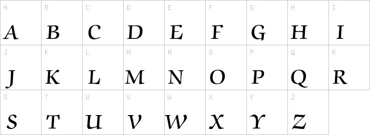Uppercase characters