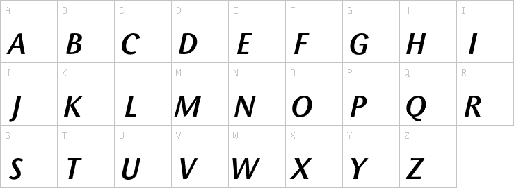 Uppercase characters