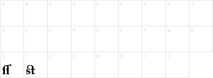 Uppercase characters