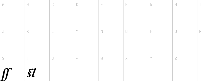 Uppercase characters