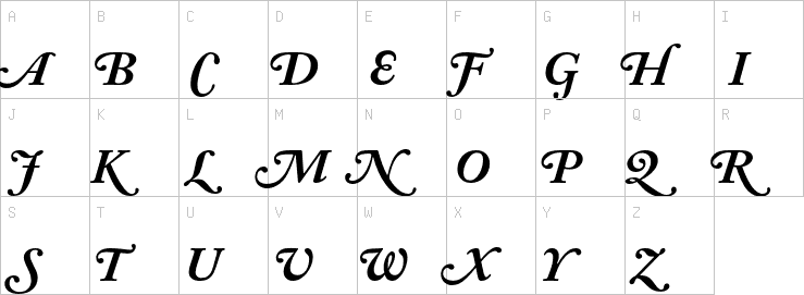 Uppercase characters