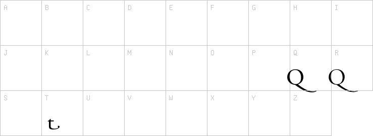 Uppercase characters