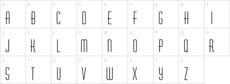 Uppercase characters