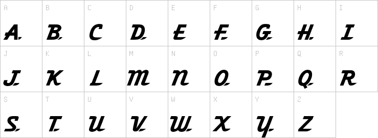 Uppercase characters