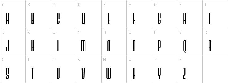 Uppercase characters