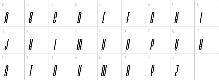 Uppercase characters