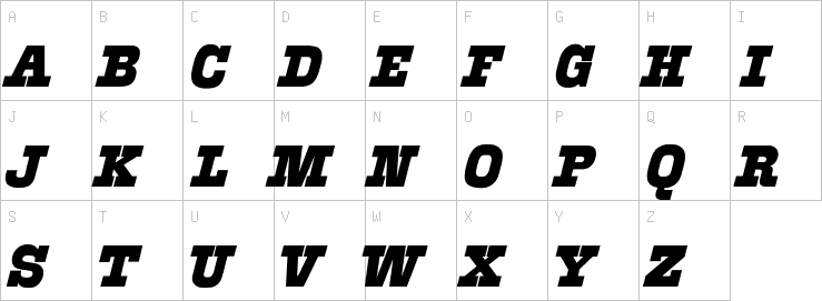Uppercase characters