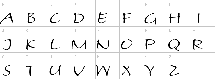 Uppercase characters