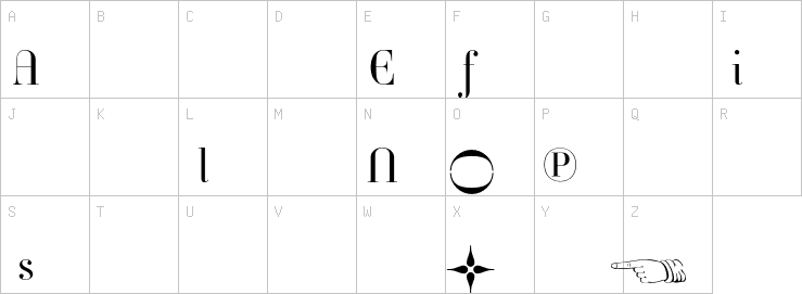 Uppercase characters