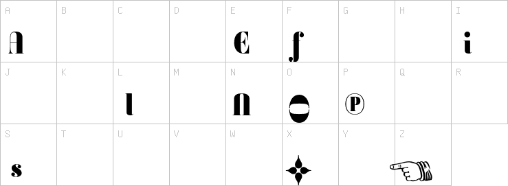 Uppercase characters