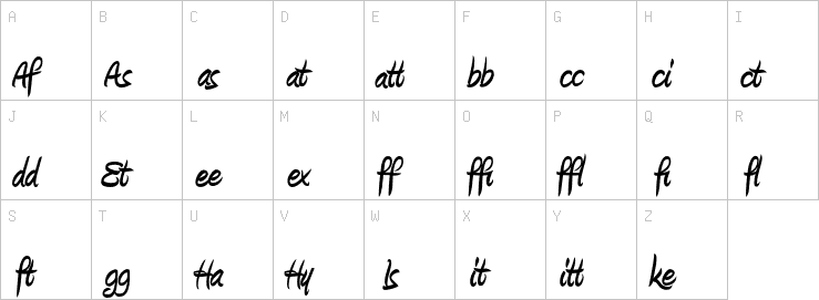 Uppercase characters